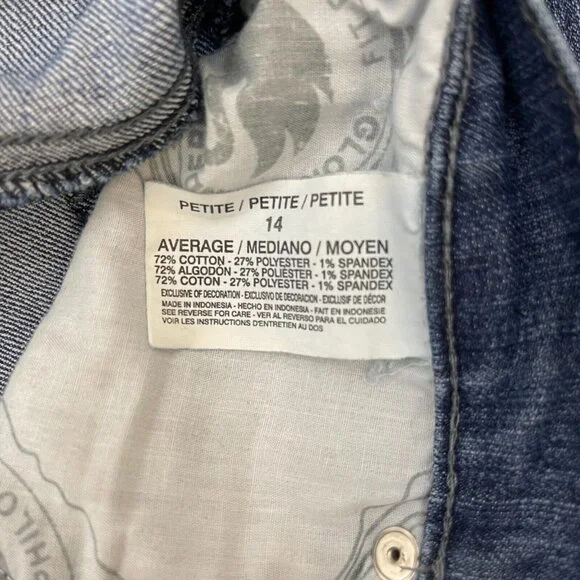 Gloria Vanderbilt Amanda  Women Stretch Denim Jeans Size 14P - Picture 8 of 9